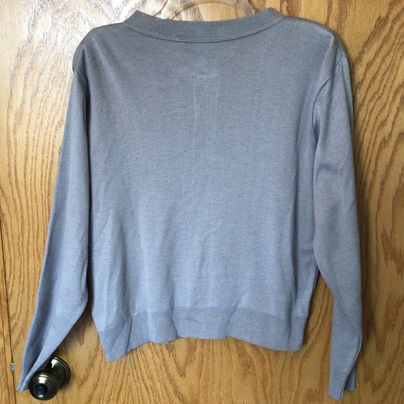 Bedford Fair - Gray cardigan sweater - Picture 2 of 4